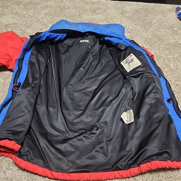 Roffe Challenge System-z ski jacket Ultrex Men’s Medium Size Red Made In USA - Picture 14 of 16